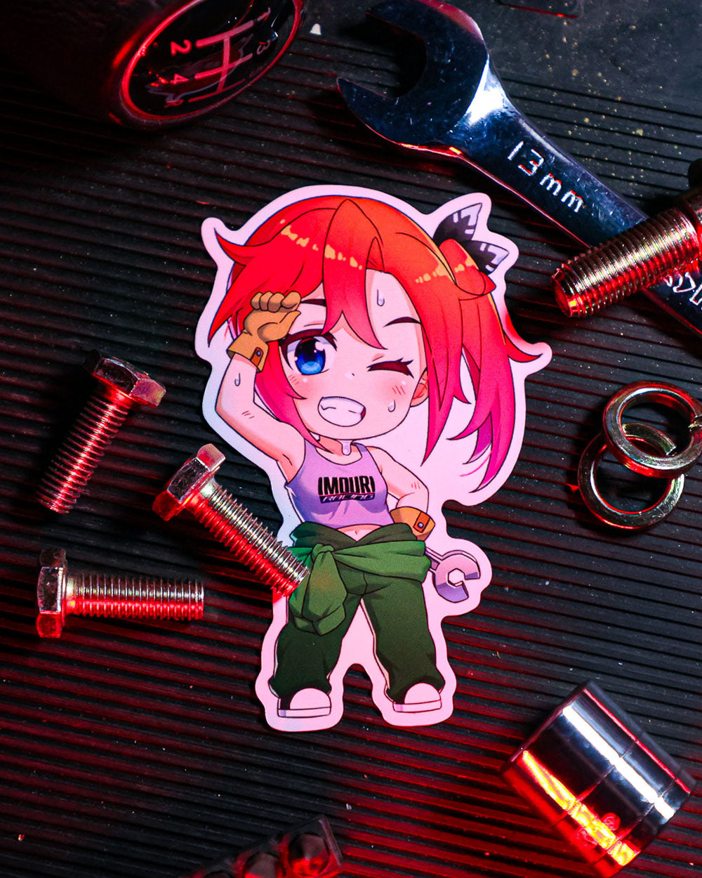 Technician Chibi Sticker