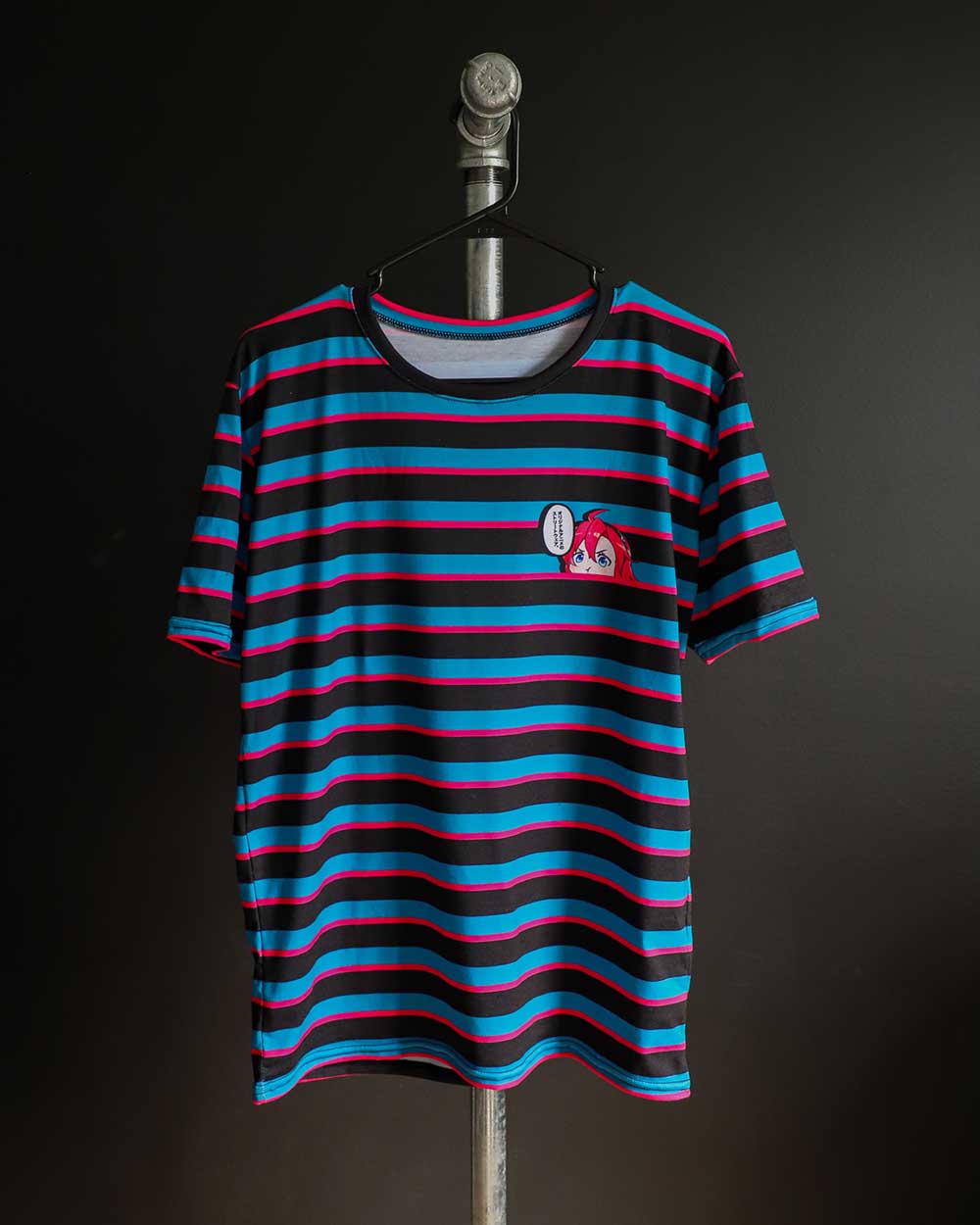 Chibi Peeker Striped Shirt