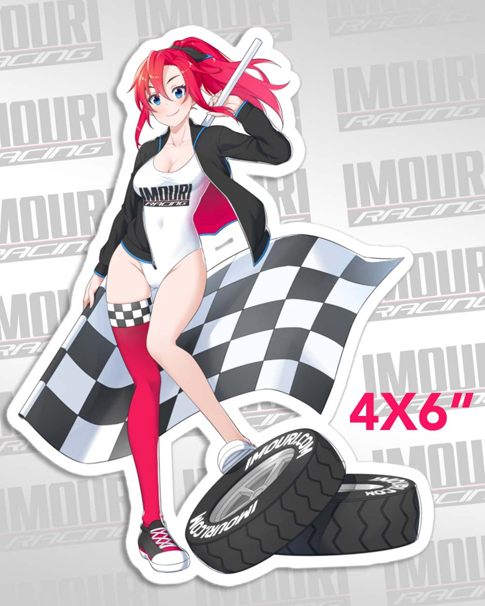 Imouri Race Queen Sticker