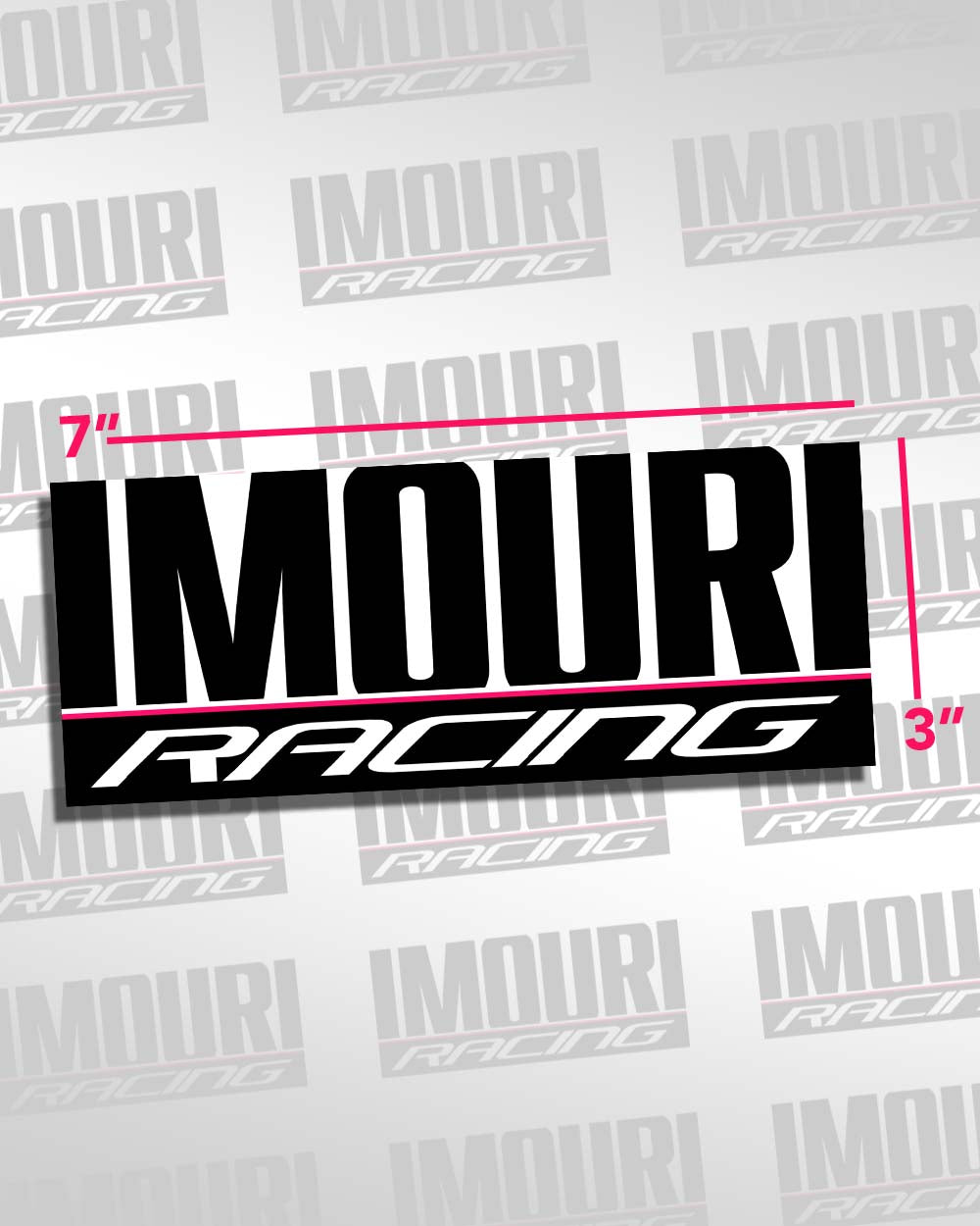 Imouri Racing Slap Sticker