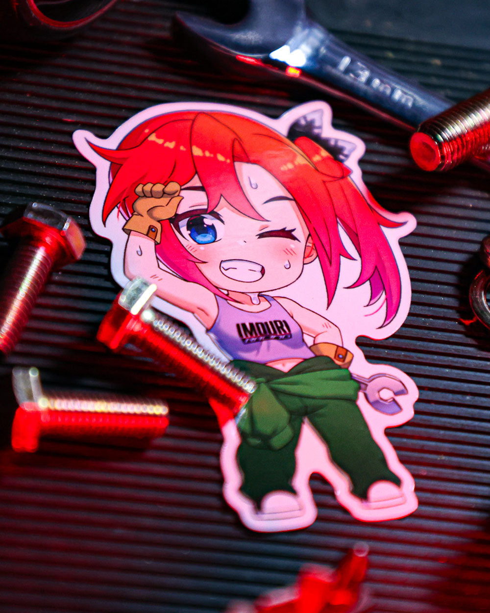 Technician Chibi Sticker