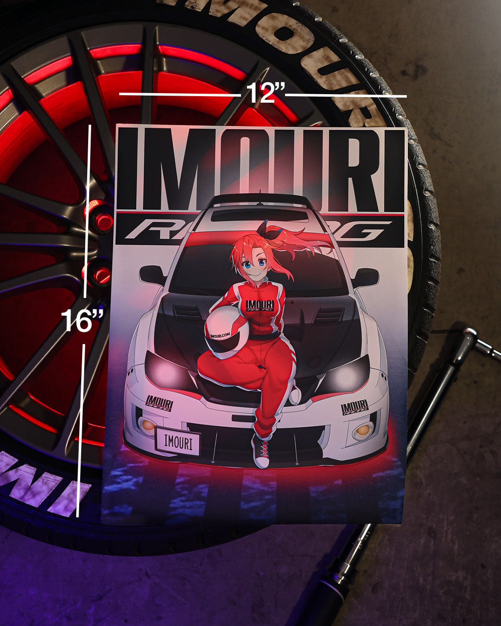 Imouri-Chan Street Racer Matte Print
